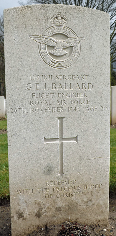 Sgt George Edward John Ballard<br/><br /><br />died November, 1943